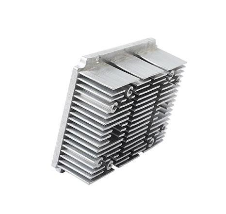 Cold-forged aluminum heat sink.006