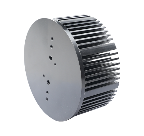 Cold-forged aluminum heat sink.013