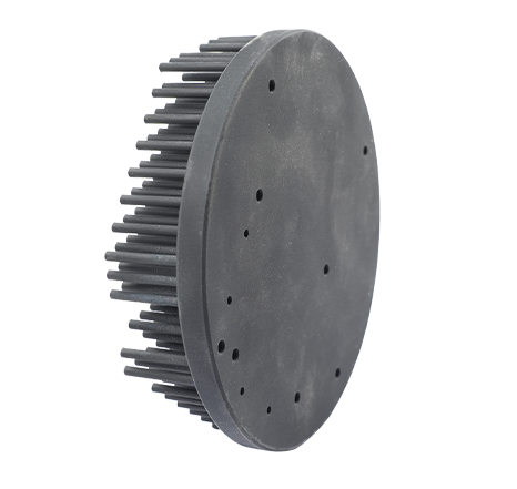 Cold-forged aluminum heat sink.014