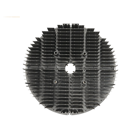 Cold-forged aluminum heat sink.018