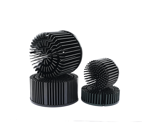 Cold-forged aluminum heat sink.024