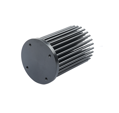 Cold-forged aluminum heat sink.007