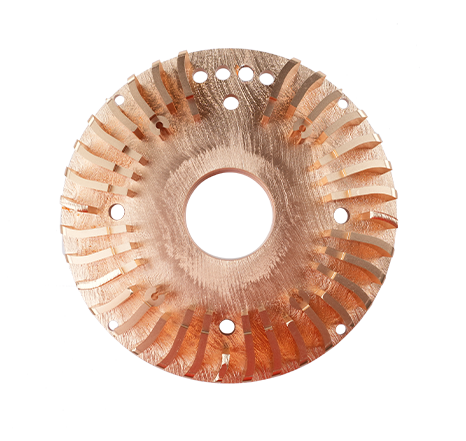 Cold-forged aluminum heat sink.015