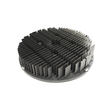 Cold-forged aluminum heat sink.018