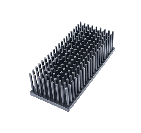 Cold-forged aluminum heat sink.010