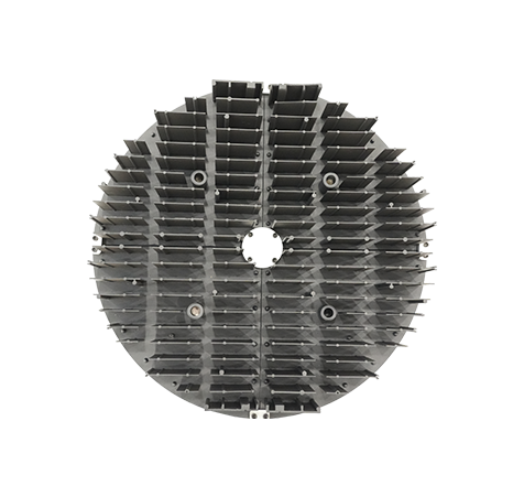 Cold-forged aluminum heat sink.019