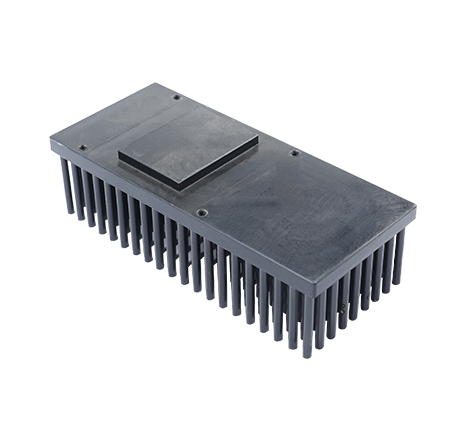 Cold-forged aluminum heat sink.010
