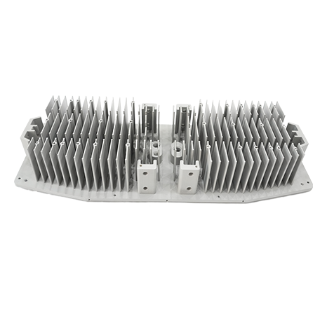 Cold-forged aluminum heat sink.020