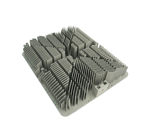 Cold-forged aluminum heat sink.022