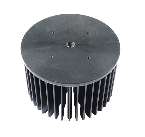Cold-forged aluminum heat sink.012