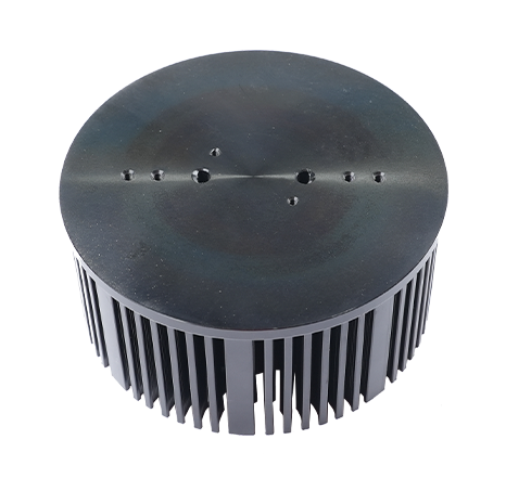 Cold-forged aluminum heat sink.013
