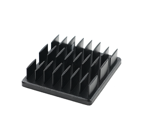 Cold-forged aluminum heat sink.033
