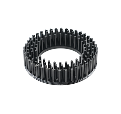 Cold-forged aluminum heat sink.034