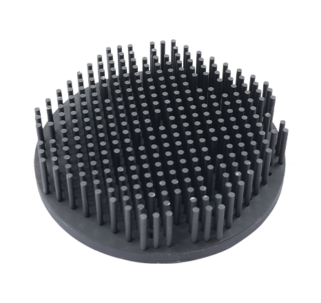 Cold-forged aluminum heat sink.014