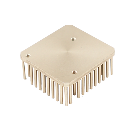 Cold-forged aluminum heat sink.035