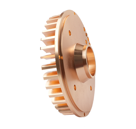 Cold-forged aluminum heat sink.015