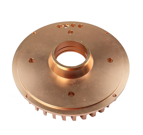 Cold-forged aluminum heat sink.015