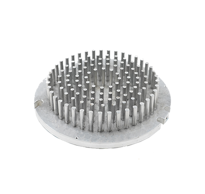 Cold-forged aluminum heat sink.041
