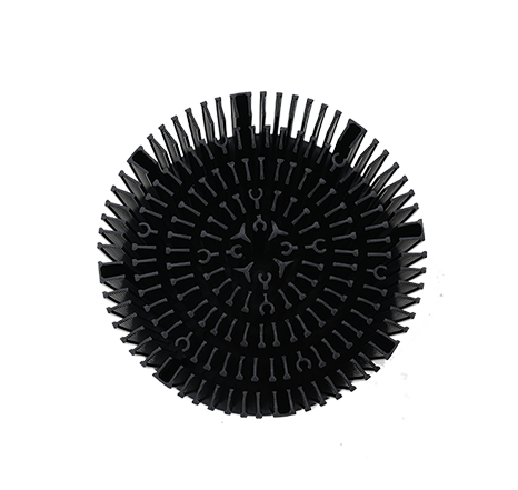Cold-forged aluminum heat sink.044