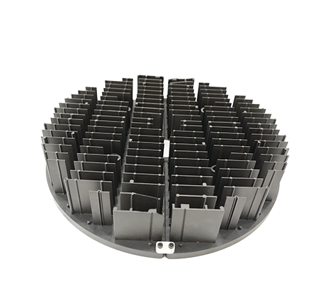 Cold-forged aluminum heat sink.019