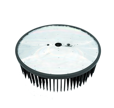 Cold-forged aluminum heat sink.021