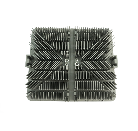 Cold-forged aluminum heat sink.022