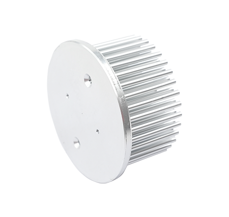 Cold-forged aluminum heat sink.027
