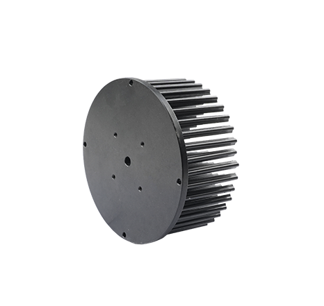 Cold-forged aluminum heat sink.028