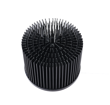 Cold-forged aluminum heat sink.029