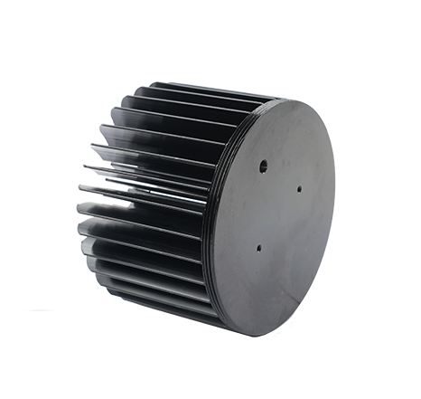 Cold-forged aluminum heat sink.030