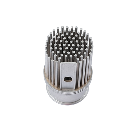 Cold-forged aluminum heat sink.031