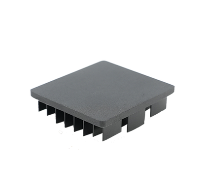 Cold-forged aluminum heat sink.033