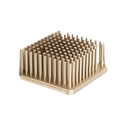 Cold-forged aluminum heat sink.035