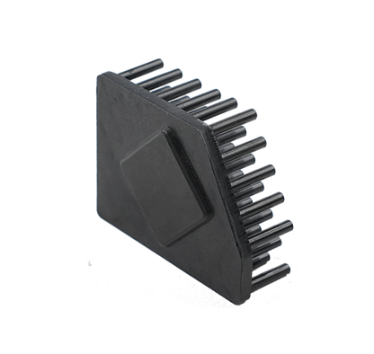 Cold-forged aluminum heat sink.037