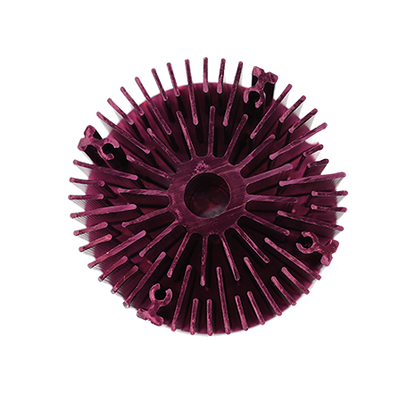 Cold-forged aluminum heat sink.040