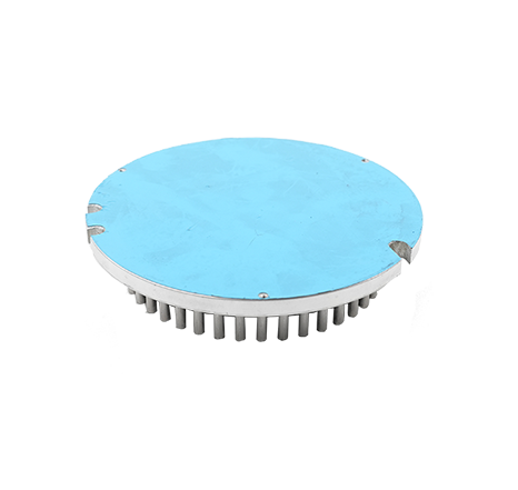 Cold-forged aluminum heat sink.041