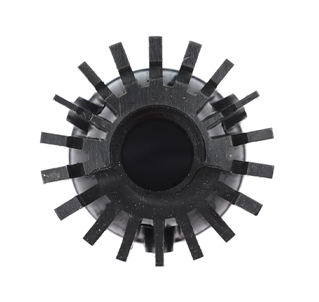 Cold-forged aluminum heat sink.008