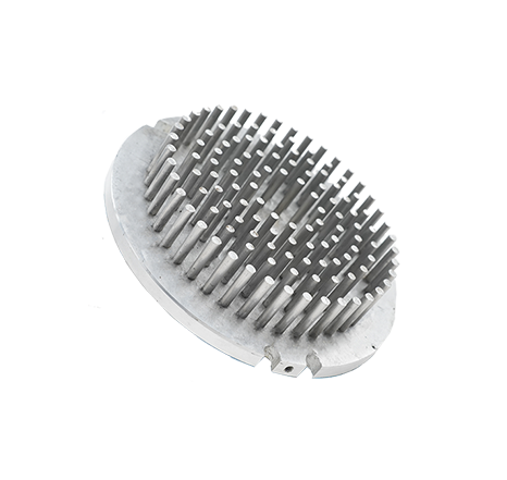 Cold-forged aluminum heat sink.041