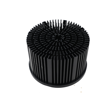 Cold-forged aluminum heat sink.044