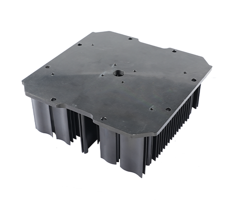 Cold-forged aluminum heat sink.004