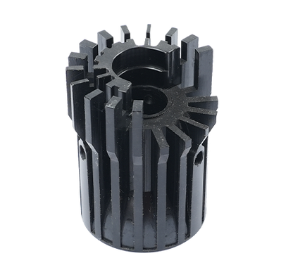 Cold-forged aluminum heat sink.008